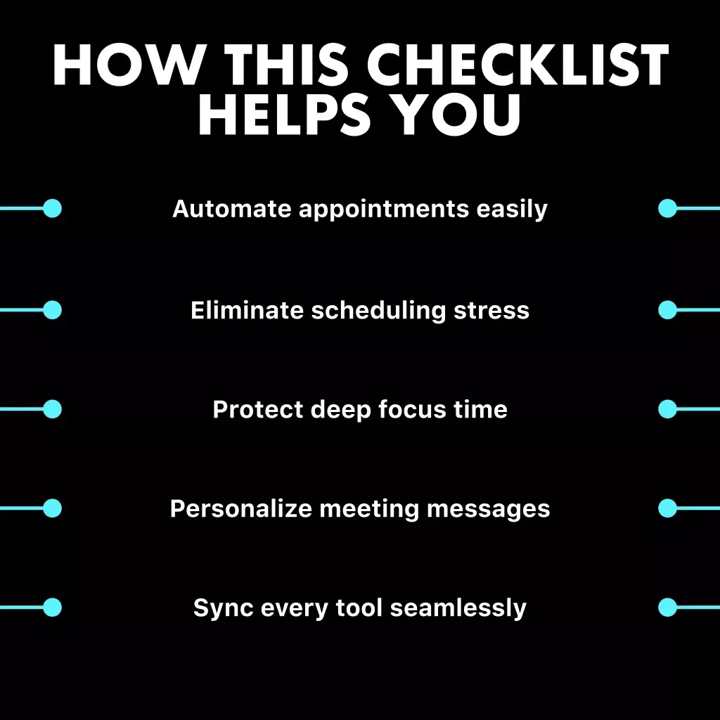 The Smart Scheduler’s Shortcut | AI Scheduling Checklist | How to Use AI to Schedule Appointments Like a Pro