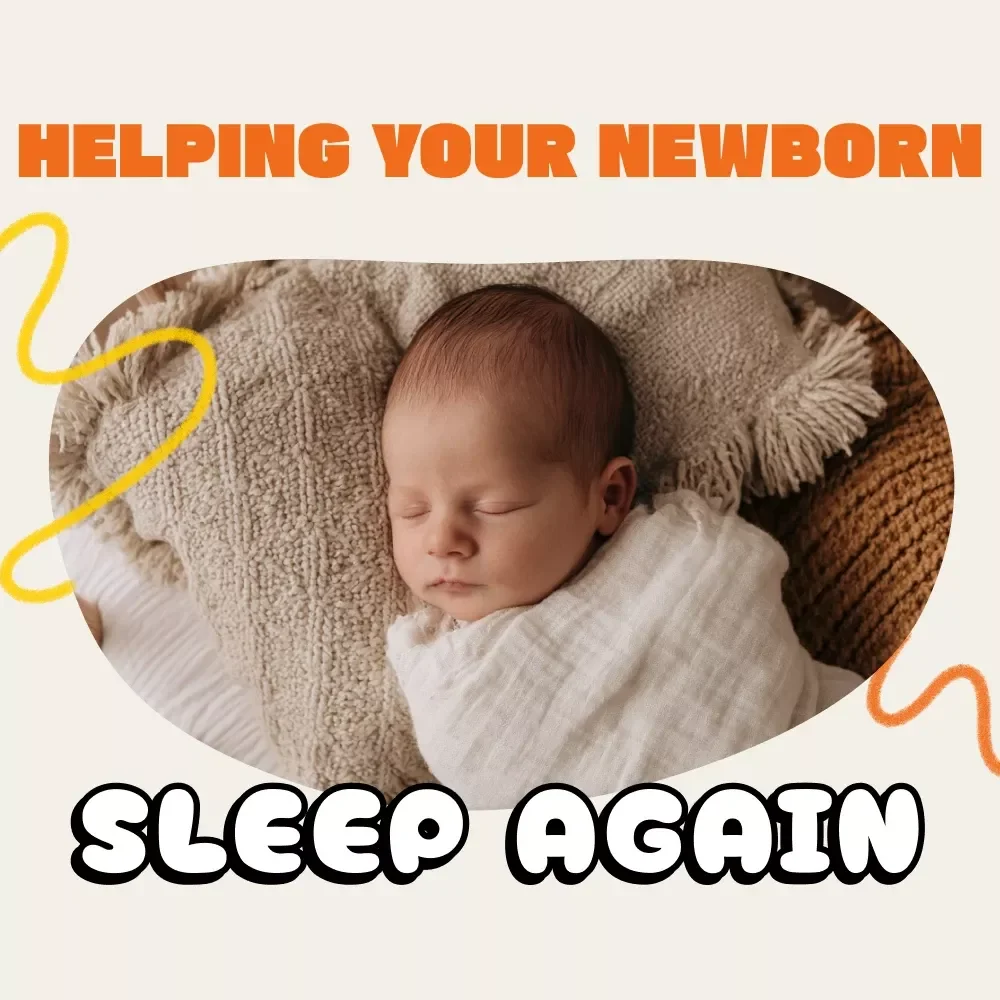 Helping Your Newborn Sleep Again | Baby Sleep Guide | Newborn Sleep eBook | Gentle Baby Soothing Techniques | AI Sleep Tracking Tips | Digital Download