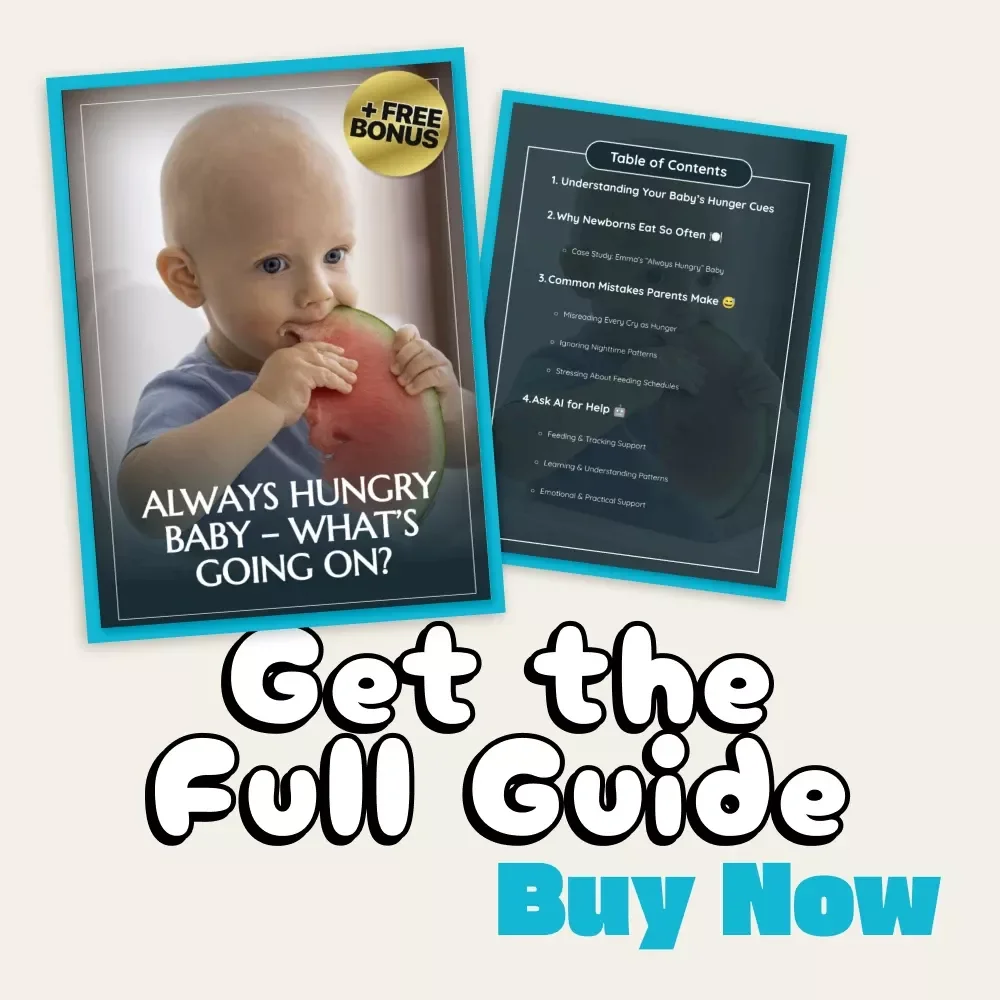 Always Hungry Baby – What’s Going On? | Newborn Feeding Guide for Parents | Digital Download | Understand Why Is Newborn Always Hungry & Learn Baby Hunger Cues