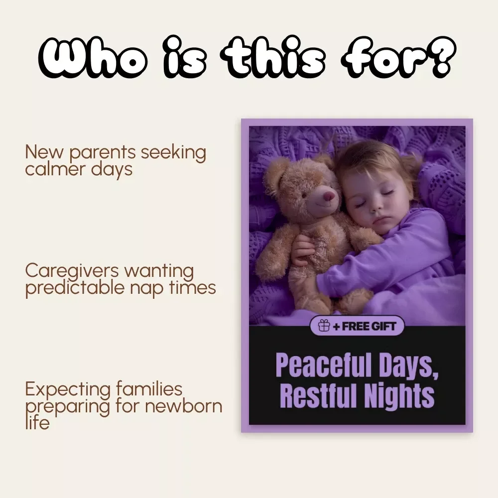 Peaceful Days, Restful Nights | Baby Feeding & Sleep Balance eBook | How to Balance Feeding & Sleep Guide for New Parents | Gentle Baby Routine Planner | Digital Download