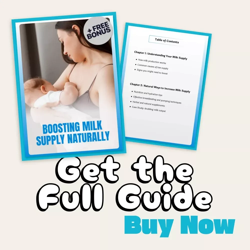 Boosting Milk Supply Naturally | How to Boost Milk Supply Naturally | Digital Breastfeeding Guide for New Moms
