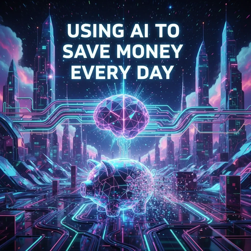 Using AI to Save Money Every Day | Smart Money Guide | Digital Download eBook for Budgeting, Shopping, and Everyday Savings with Artificial Intelligence Tools