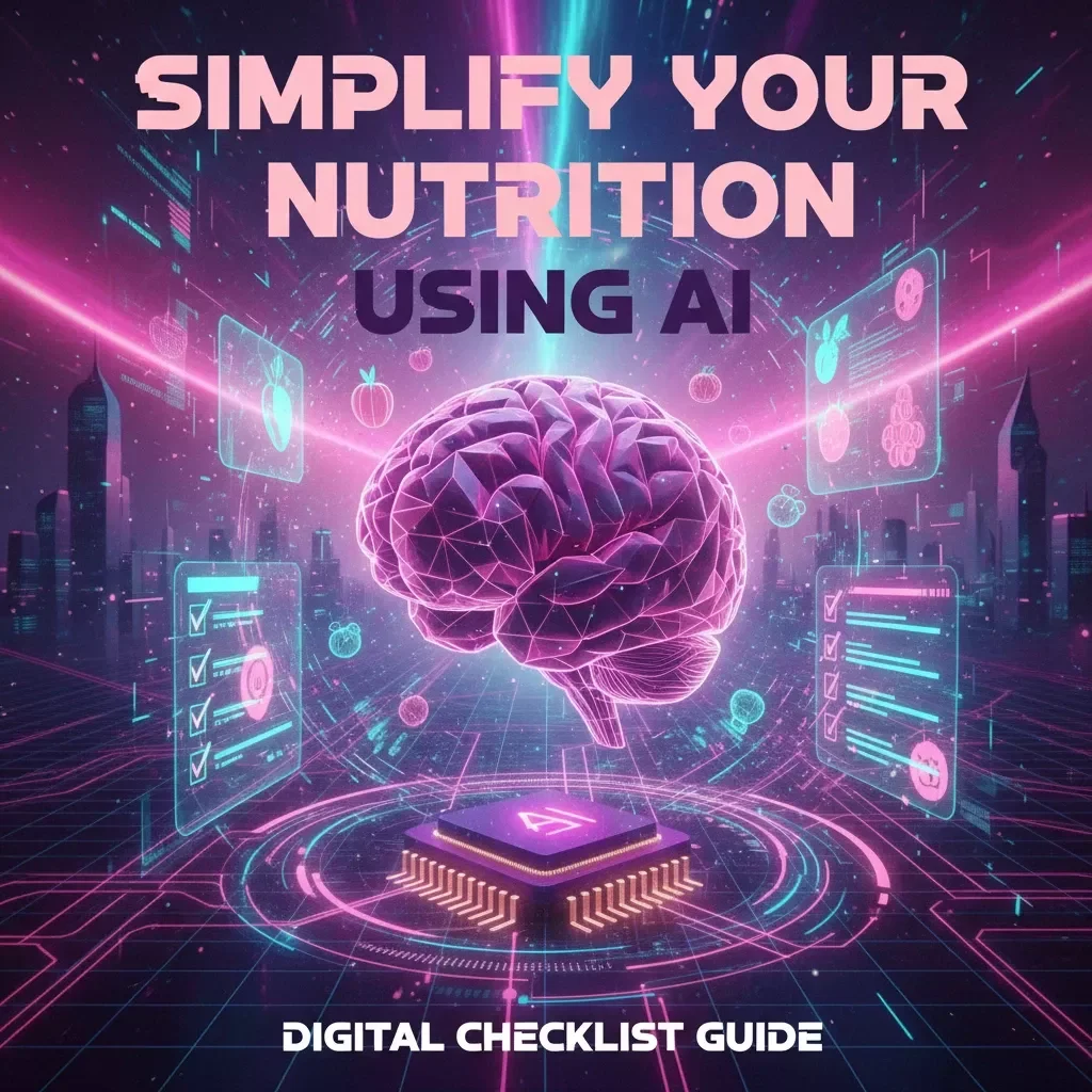 Simplify Your Nutrition Using AI | Digital Checklist for Effortless Calorie Tracking | Learn How to Use AI to Count Calories Easily