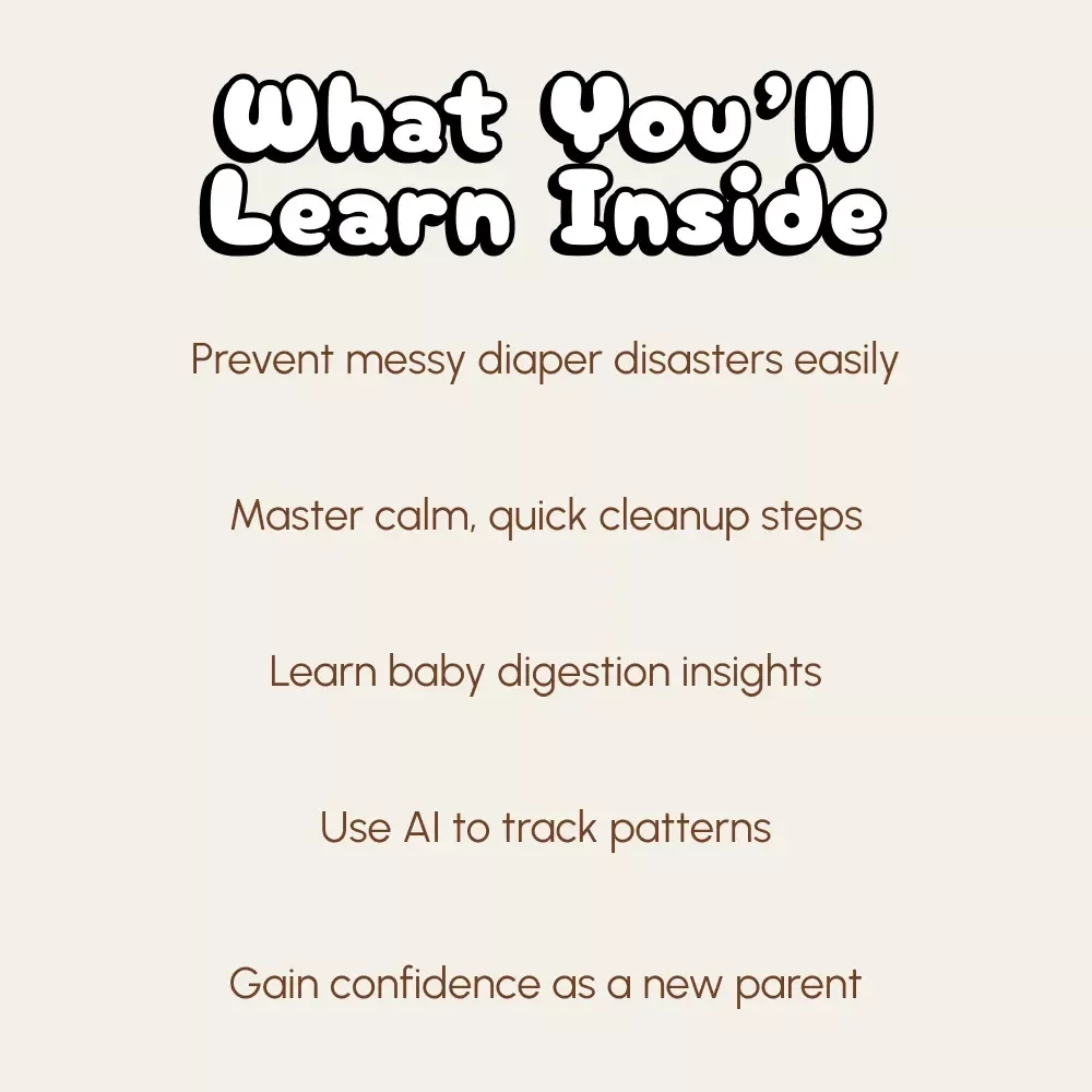 Blowout Proof: Mastering Newborn Diaper Disasters with Confidence | Digital Guide for Parents | How to Manage Blowouts in Newborns Step-by-Step