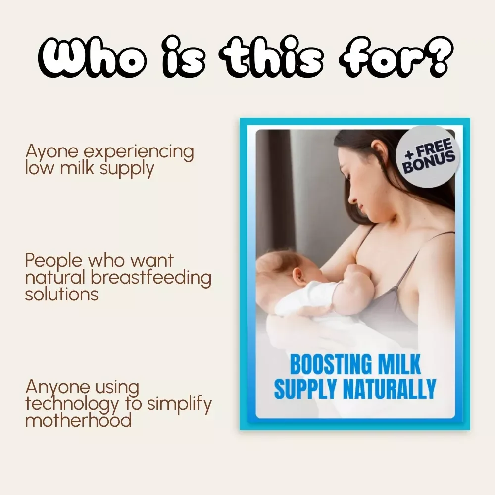 Boosting Milk Supply Naturally | How to Boost Milk Supply Naturally | Digital Breastfeeding Guide for New Moms