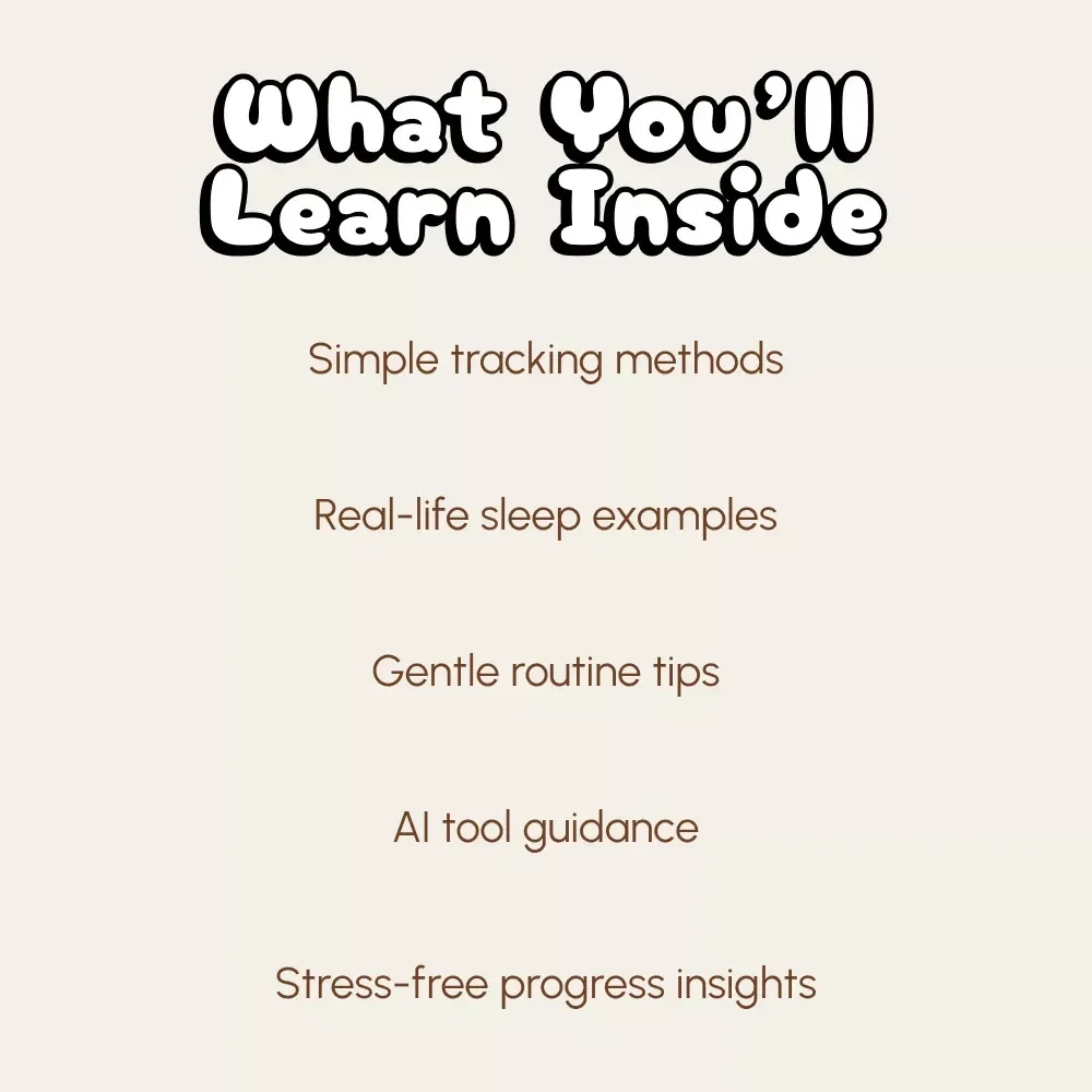 Sweet Dreams, Tiny Steps: Tracking Your Newborn’s Sleep in the First Month | Digital Guide for New Parents | Learn How to Track Newborn Sleep in First Month with Practical Tips, Templates & AI Tools