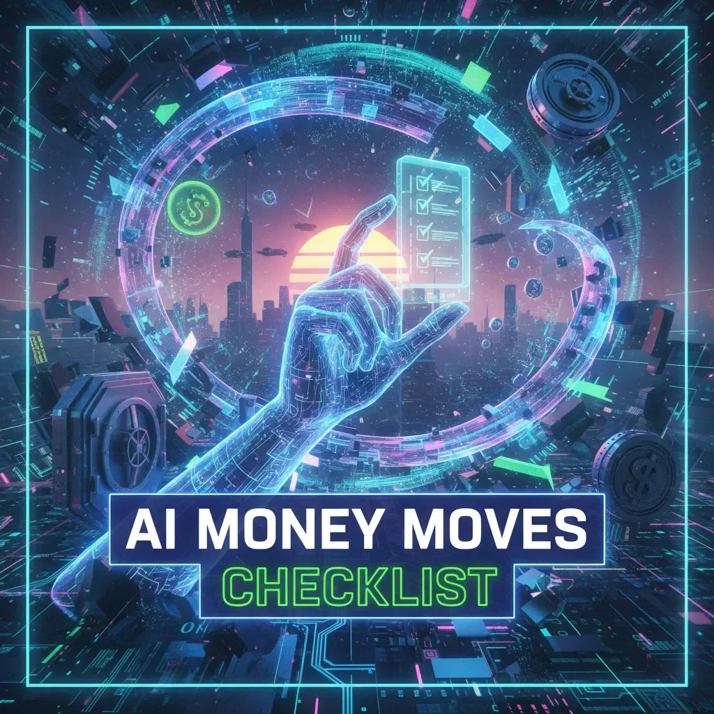 AI Money Moves Checklist | Personalized Budgeting Advice from AI for Smarter Savings, Automated Goals & Financial Freedom Guide (Digital Download)