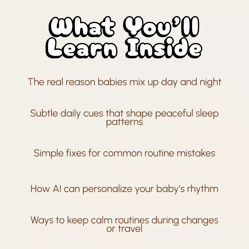 Gentle Days, Peaceful Nights | Baby Routine Guide | How to Gradually Create a Day/Night Rhythm | Digital Download for Calm Sleep & Happy Days