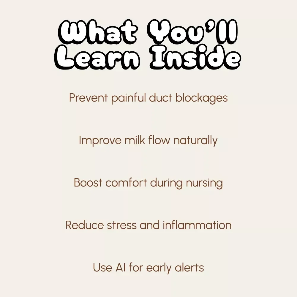 Checklist to Avoid Blocked Ducts | Printable Breastfeeding Care Guide for New Moms | Digital Download | How to Avoid Blocked Ducts Naturally
