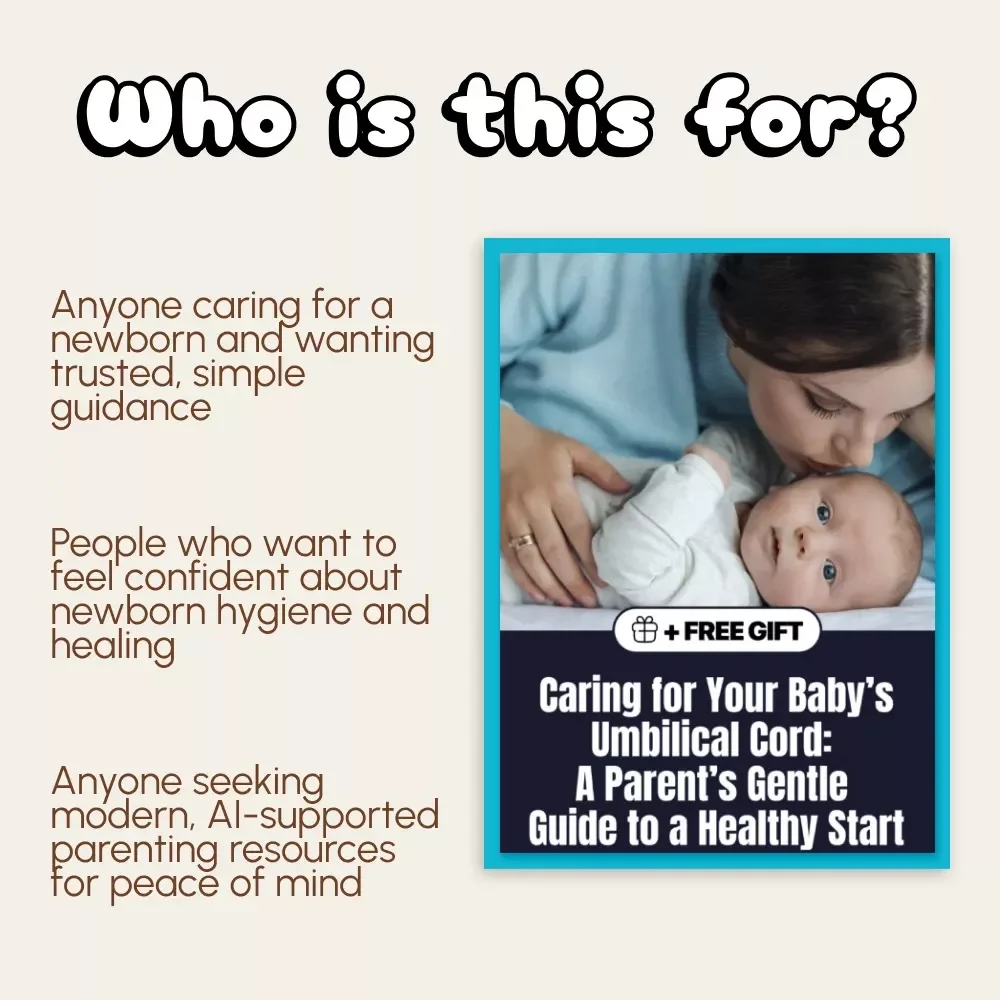 Caring for Your Baby’s Umbilical Cord: A Parent’s Gentle Guide to a Healthy Start | Newborn Umbilical Cord Care eBook | Digital Download Parenting Guide for First-Time Moms & Dads | Baby Hygiene & Healing Tips PDF