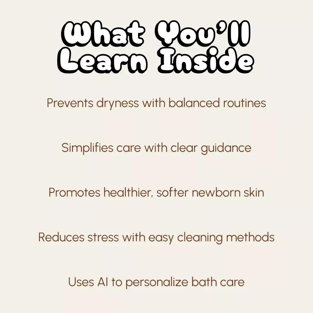 Newborn Bathing Frequency Checklist | Printable Baby Care Guide | Digital Download for New Parents | How Often to Bathe Newborn | AI-Enhanced Bathing Tracker