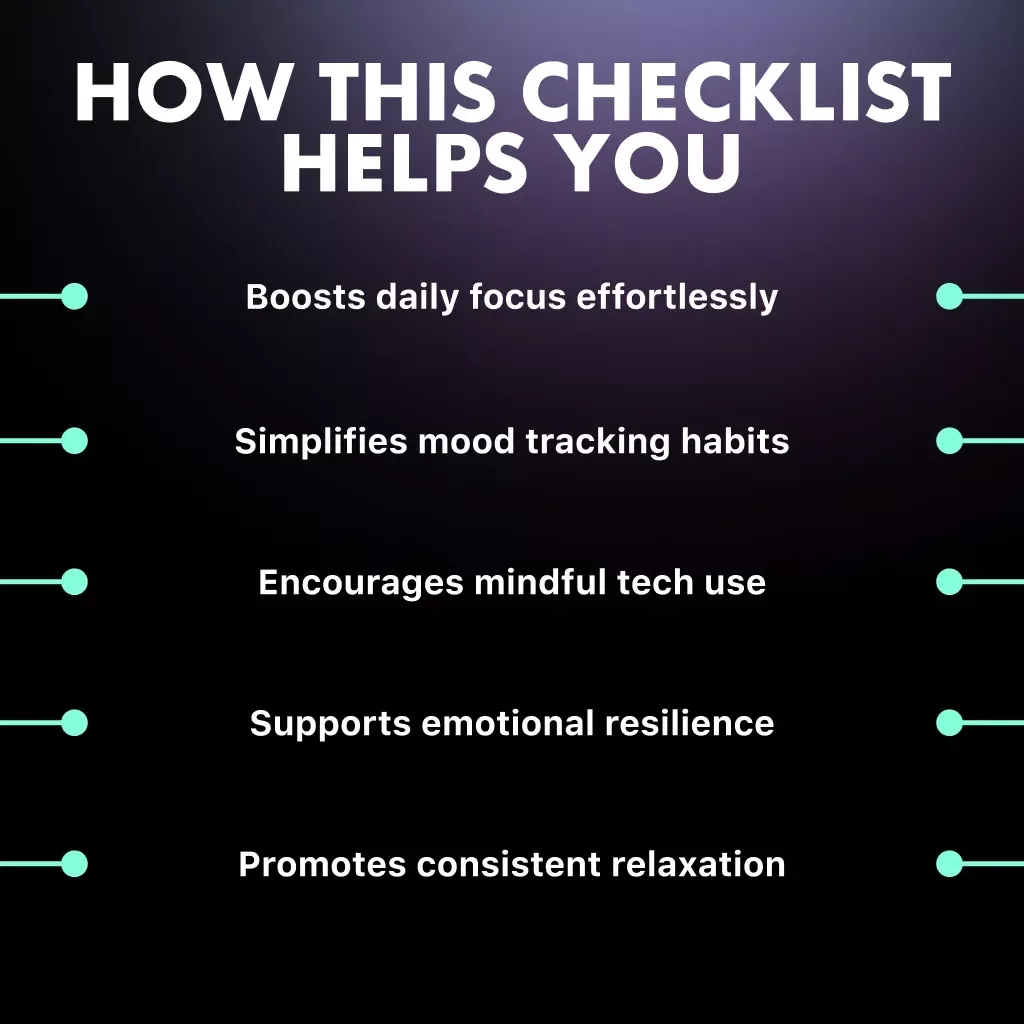 AI Daily Calm Tracker | Printable Digital Checklist for Mindful Living, Self-Care Routine, and Mental Clarity | AI-Powered Daily Wellness Planner