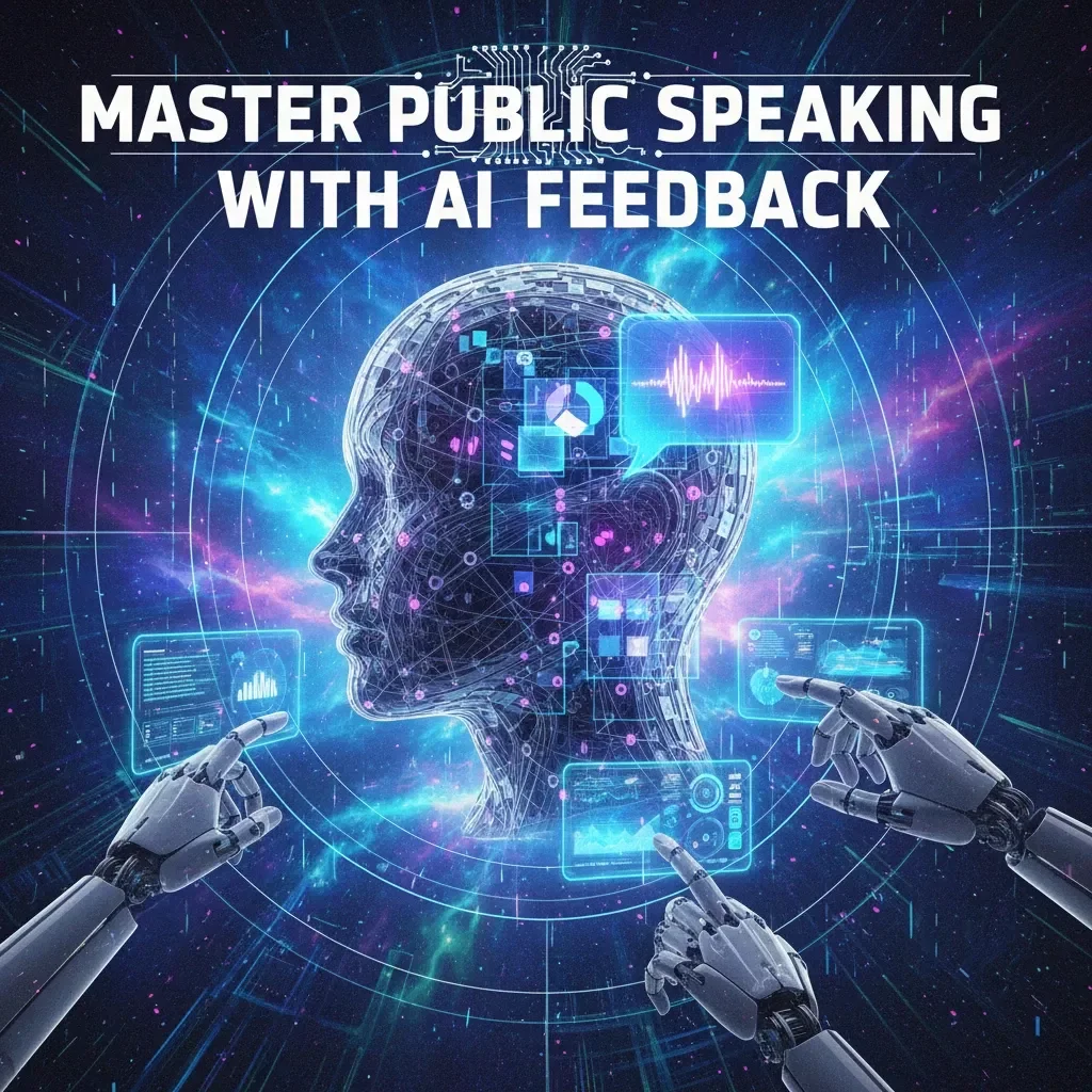 Master Public Speaking with AI Feedback | Digital eBook for Speakers | Learn How to Practice Public Speaking with AI Feedback | Confidence, Voice, and Delivery Guide