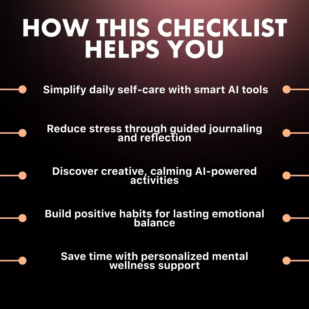 Using AI to Boost Mental Wellness | Digital Guide for Self-Care, Mindfulness & Stress Relief | AI Journaling, Meditation, and Creativity Tools for Emotional Balance