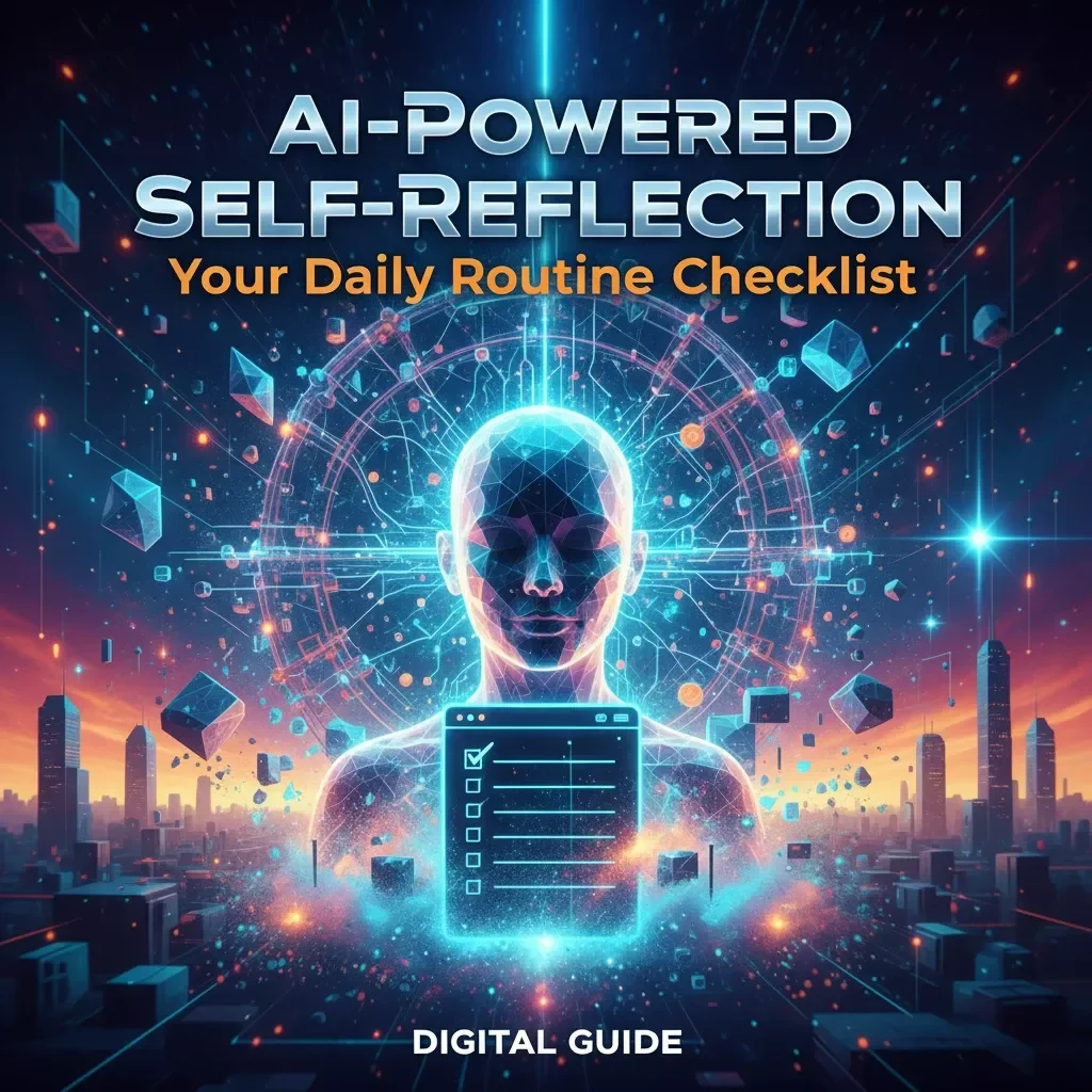 AI-Powered Self-Reflection: Your Daily Routine Checklist | Digital Download for Mindful Growth & How to Use AI to Create a Self-Reflection Routine
