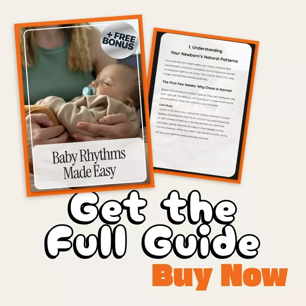 Baby Rhythms Made Easy | Newborn Schedule Checklist | Gentle Routine Guide for Predictable Days & Nights | How to Get Newborn Into More Predictable Schedule