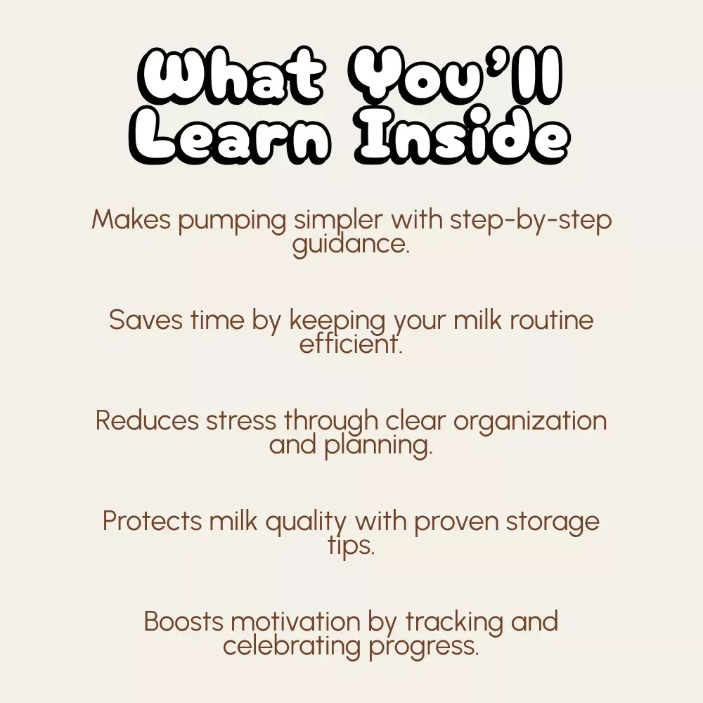 The Ultimate “Pump & Chill” Breast Milk Checklist | Printable Guide for New Moms | How to Pump and Store Breast Milk | Digital Download for Breastfeeding Organization & Stress-Free Pumping