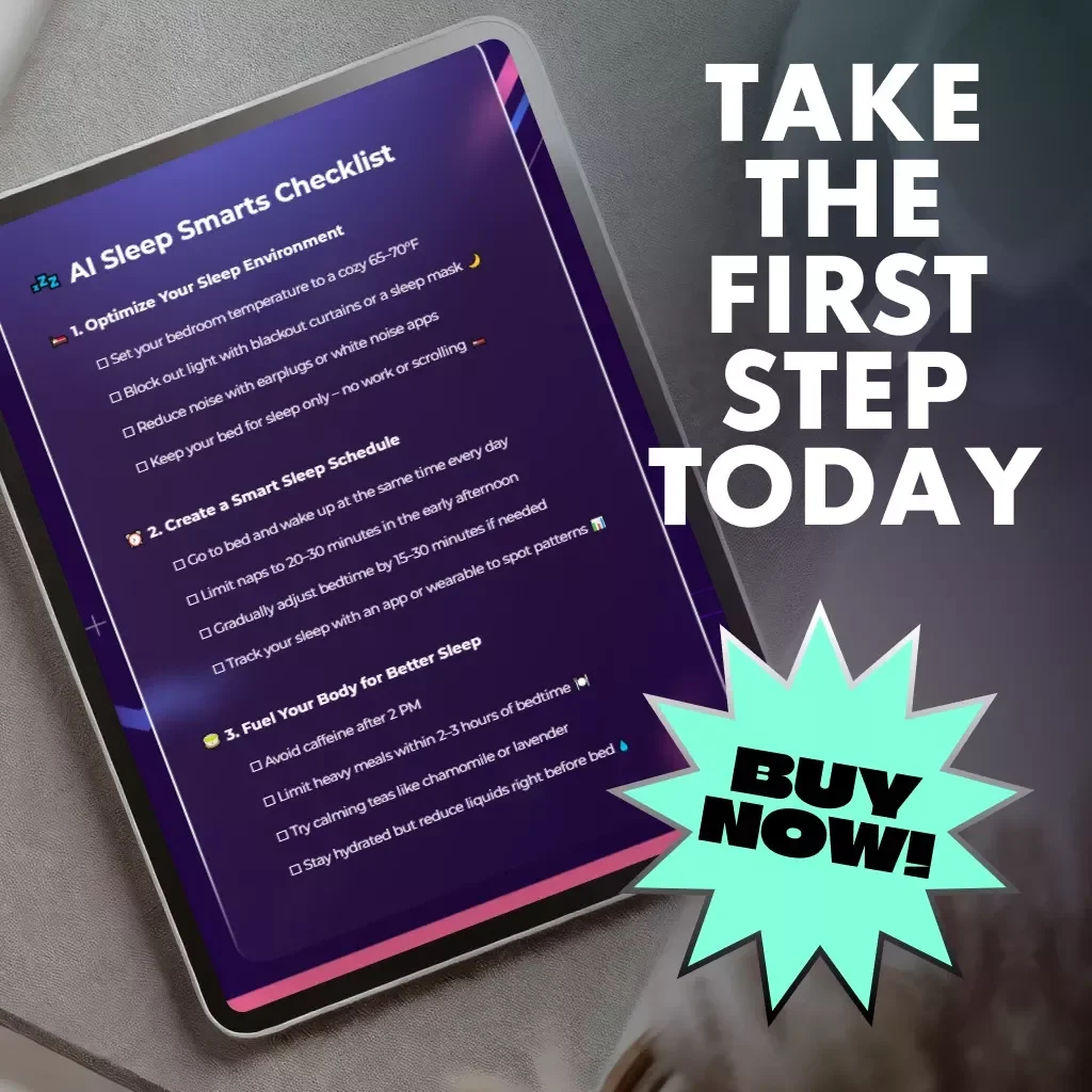 AI Sleep Smarts Checklist | Digital Sleep Optimization Guide | AI Sleep Recommendations for Better Rest