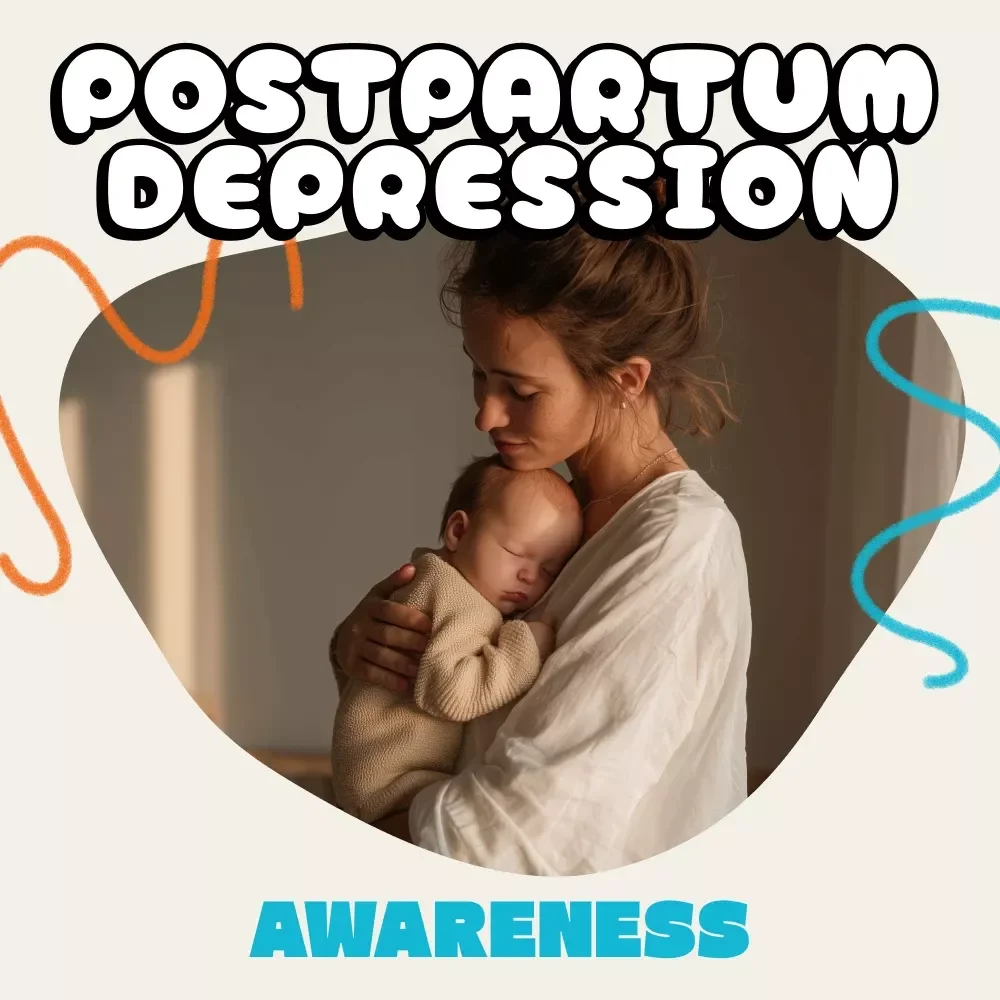 Spotting the Signs: Postpartum Depression Awareness Checklist | How to Spot Signs of Postpartum Depression | Printable Mental Health Guide for New Moms
