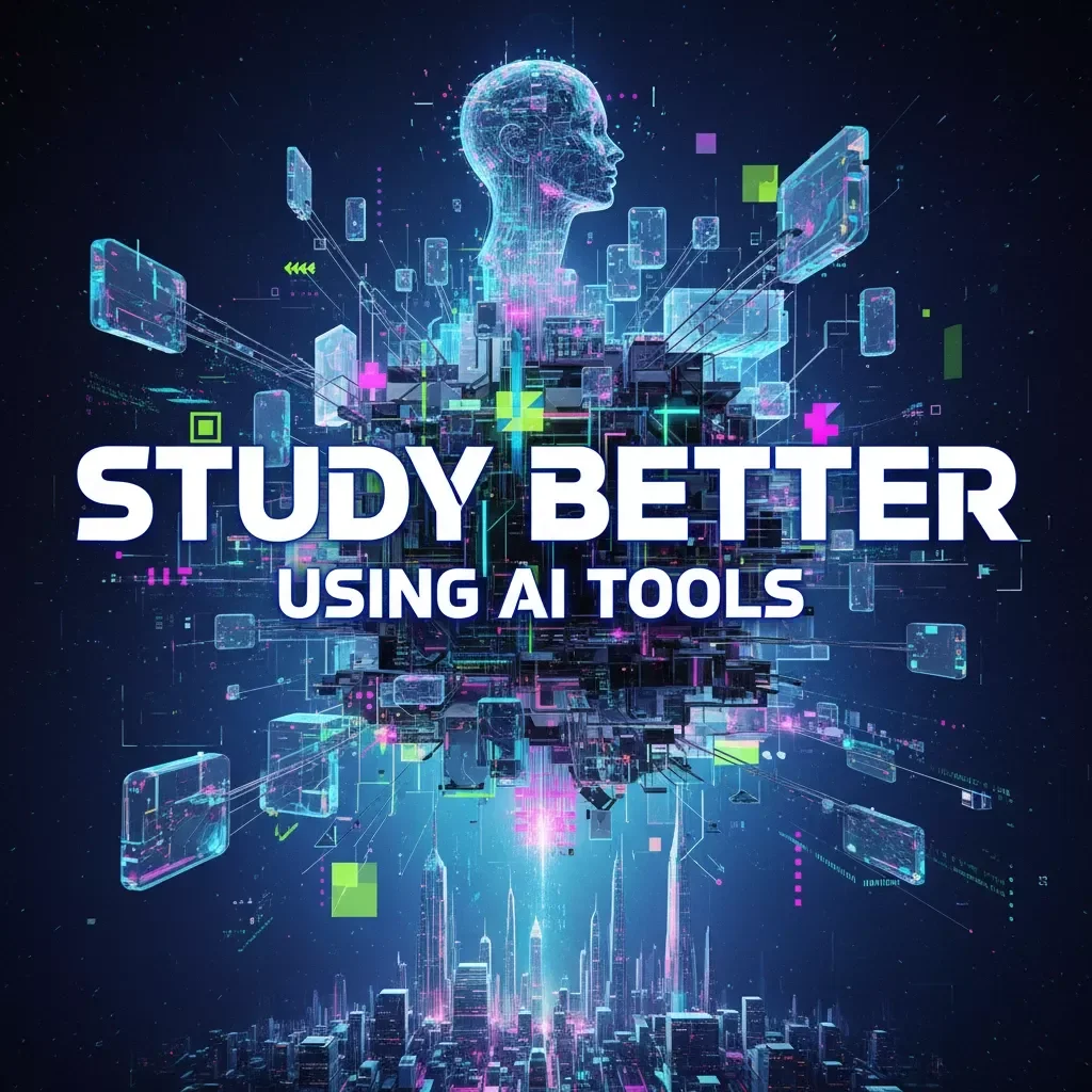 Study Better Using AI Tools – Printable & Digital Checklist for Students | Learn How to Use AI to Find Study Resources | Productivity & Learning Guide