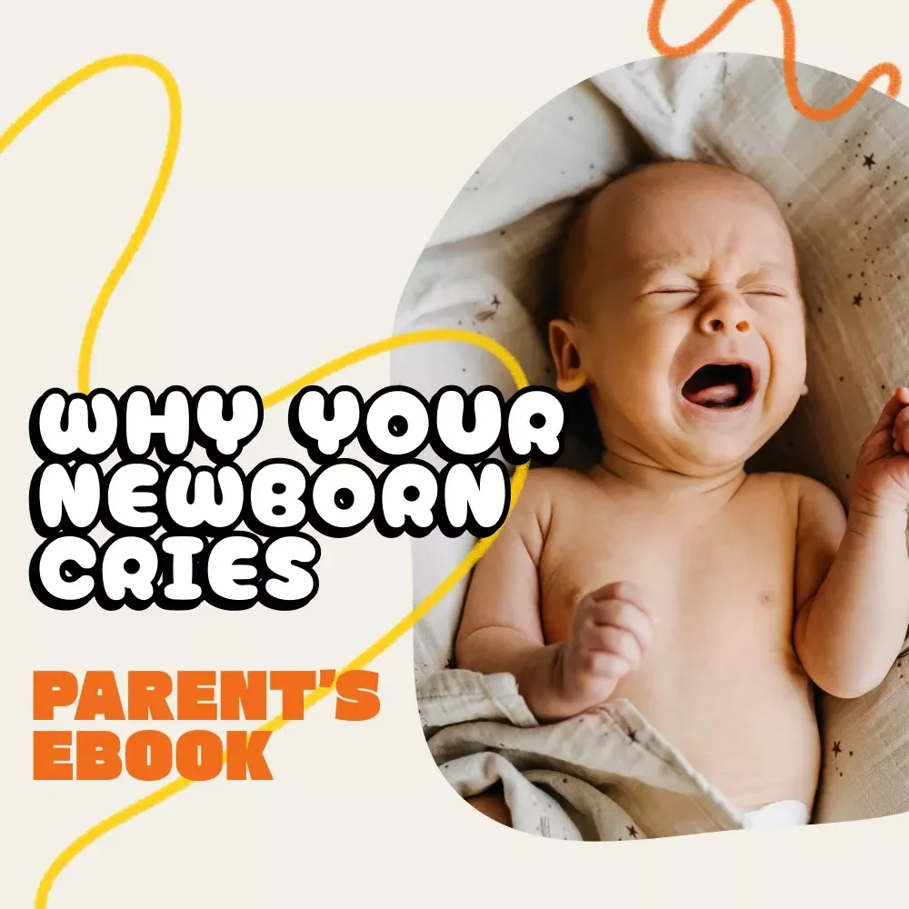 Why Your Newborn Cries and How to Soothe Them | Gentle Parenting Ebook for New Moms | Digital Download Guide for Baby Sleep, Colic & Comfort | KEYWORDS