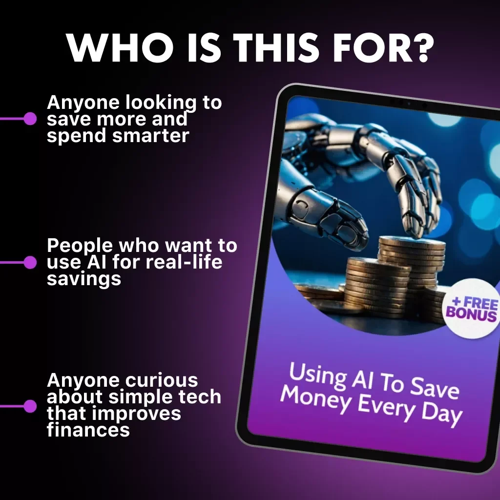 Using AI to Save Money Every Day | Smart Money Guide | Digital Download eBook for Budgeting, Shopping, and Everyday Savings with Artificial Intelligence Tools