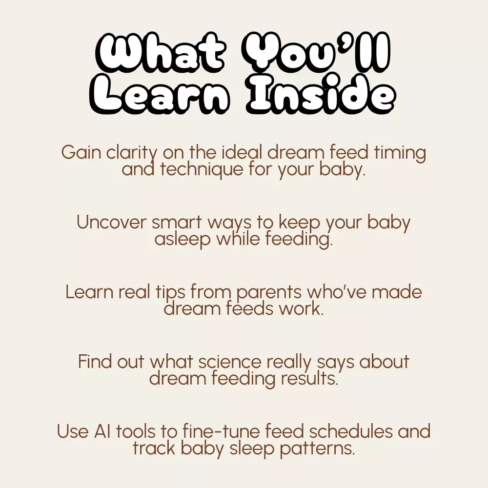 Dream Feed: The Secret to Sleeping Through the Night (or at Least Trying!) | Baby Sleep Guide | What Is Dream Feed and Does It Help?