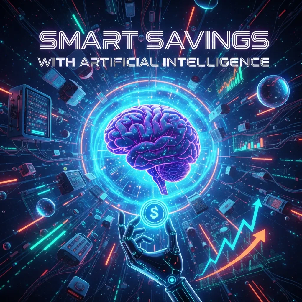 Smart Savings with Artificial Intelligence | AI Money Management eBook, Digital Guide for Smarter Budgeting, Investing & Financial Growth