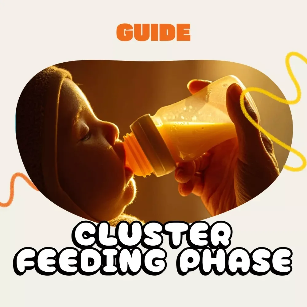 Surviving the Cluster Feeding Phase | New Parent Guide for What Is Cluster Feeding and How to Cope | Digital Download eBook for Breastfeeding Moms