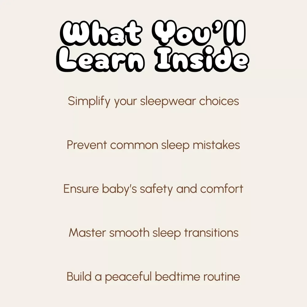 Swaddle or Sleep Sack: Your Baby’s Best Sleep | Ultimate Baby Sleep Guide eBook for New Parents | Learn the Difference Between Swaddle vs Sleep Sack | Safe, Soothing, and Science-Backed Sleep Solutions