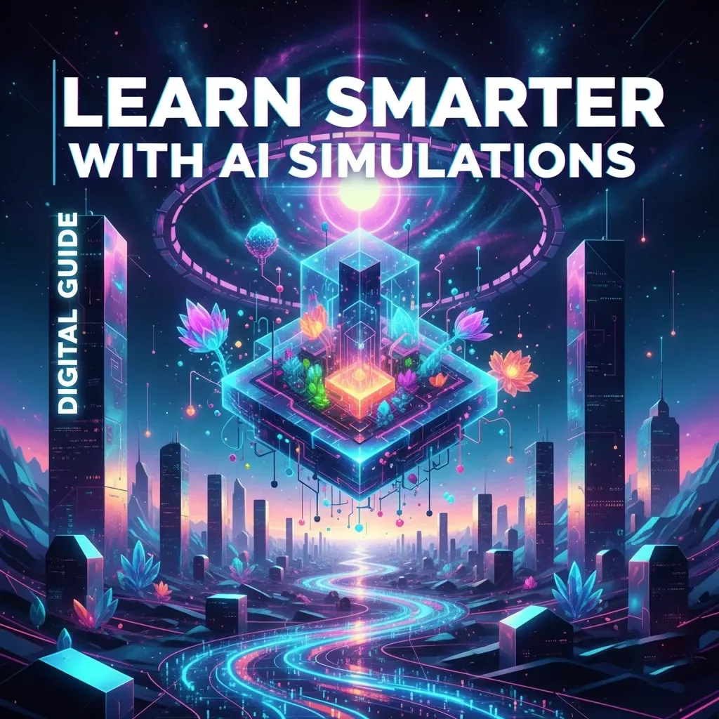 Learn Smarter with AI Simulations Checklist | How to Use AI to Simulate Real-Life Scenarios for Learning | Digital Download for Smarter Skill Practice & Self-Improvement