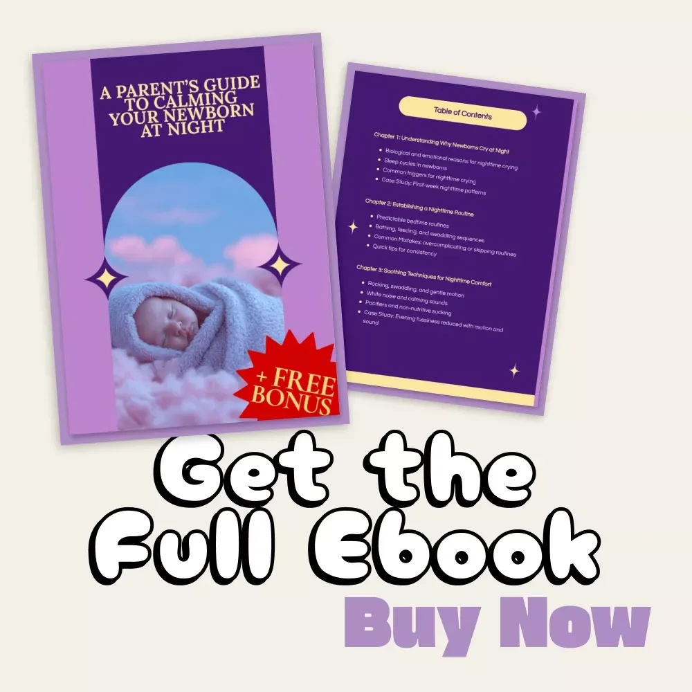 A Parent’s Guide to Calming Your Newborn at Night | Gentle Sleep Ebook for New Parents | Digital Download for Understanding, Soothing & Comforting Your Baby | Learn How to Calm a Newborn at Night