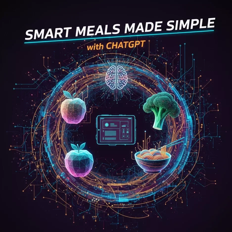 Smart Meals Made Simple with ChatGPT | How to Use ChatGPT for Meal Planning | Digital Guide for AI-Powered Meal Prep, Smart Grocery Lists & Personalized Nutrition