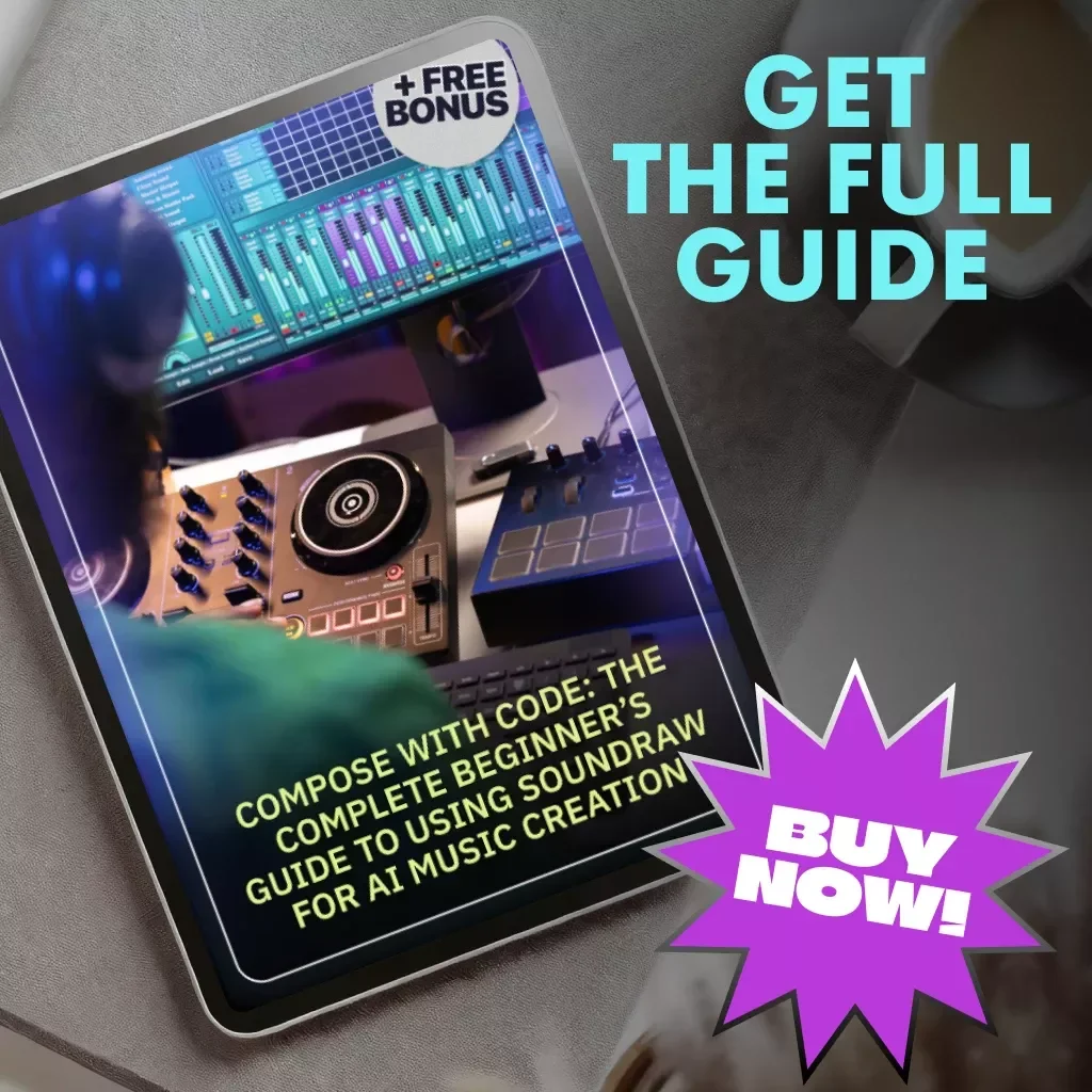 Compose with Code: The Complete Beginner’s Guide to Using Soundraw for AI Music Creation | How to Use Soundraw eBook | Digital Download Music Production Guide for Beginners