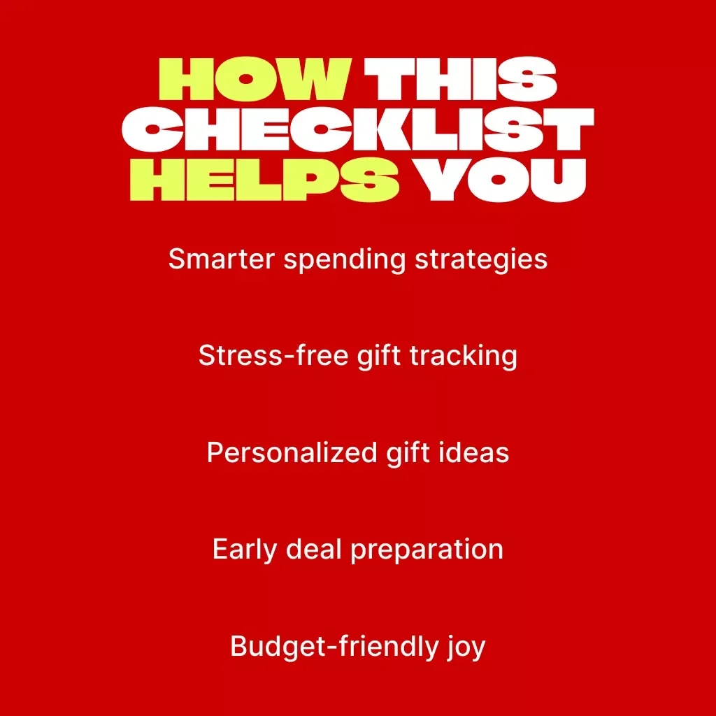The Friendship Gifting Game Plan for Black Friday | Printable Checklist | How to Plan Gifts for Friends During Black Friday | Digital Download
