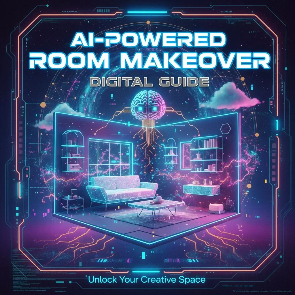 AI-Powered Room Makeover | Digital Interior Design Guide | Home Decor eBook | Virtual Room Planner | AI Decorating Checklist | Instant Download