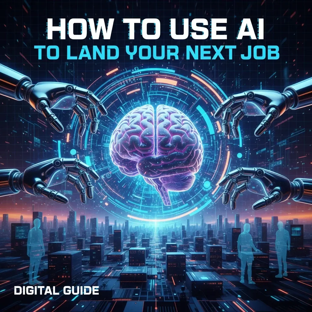 How to Use AI to Land Your Next Job | Digital eBook, AI Job Hunting Guide, Career Growth with Artificial Intelligence, Resume and Interview Tools for Job Seekers