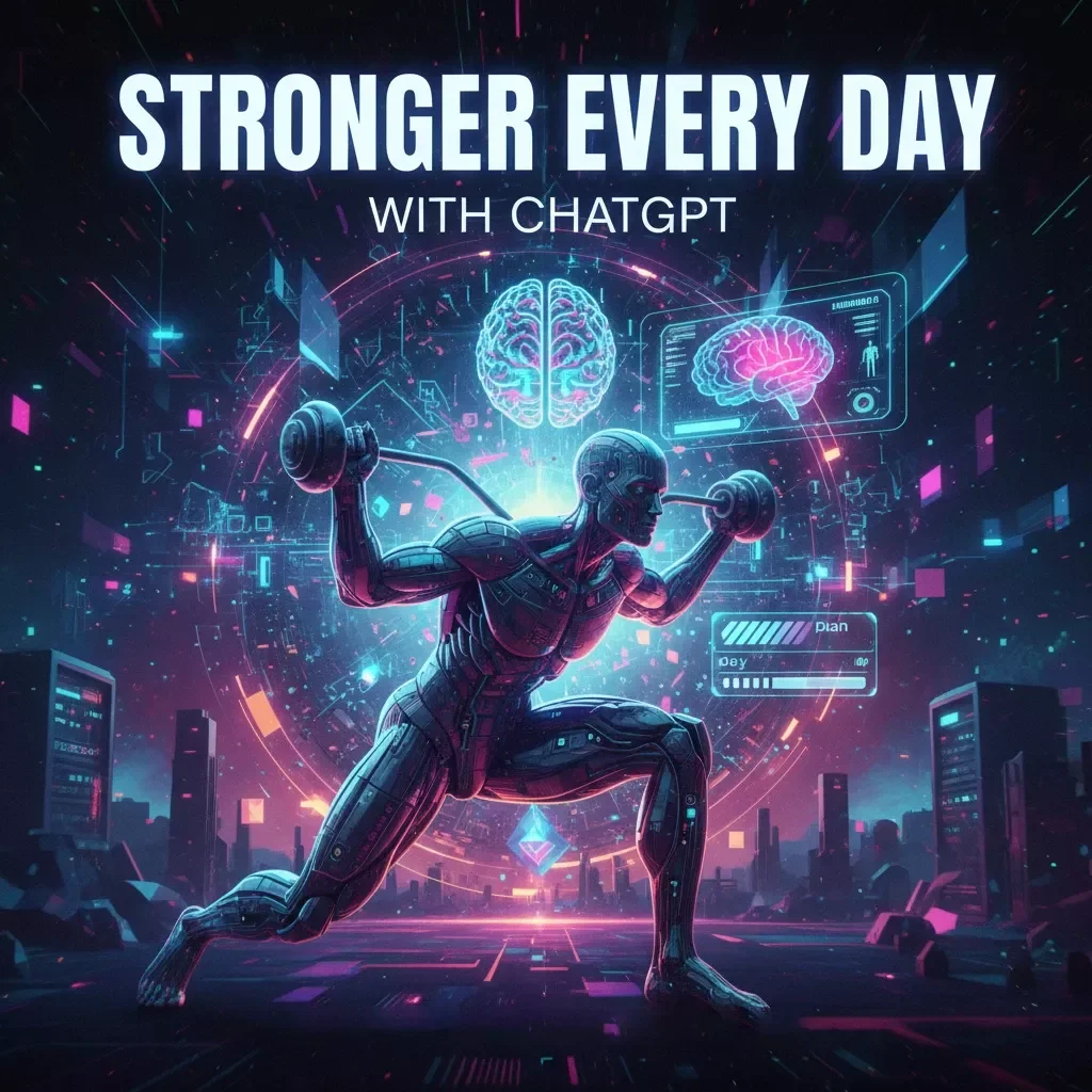 Stronger Every Day with ChatGPT | AI Fitness Planning Guide | How to Use ChatGPT to Make a Workout Plan for Beginners & Beyond | Digital Download eBook