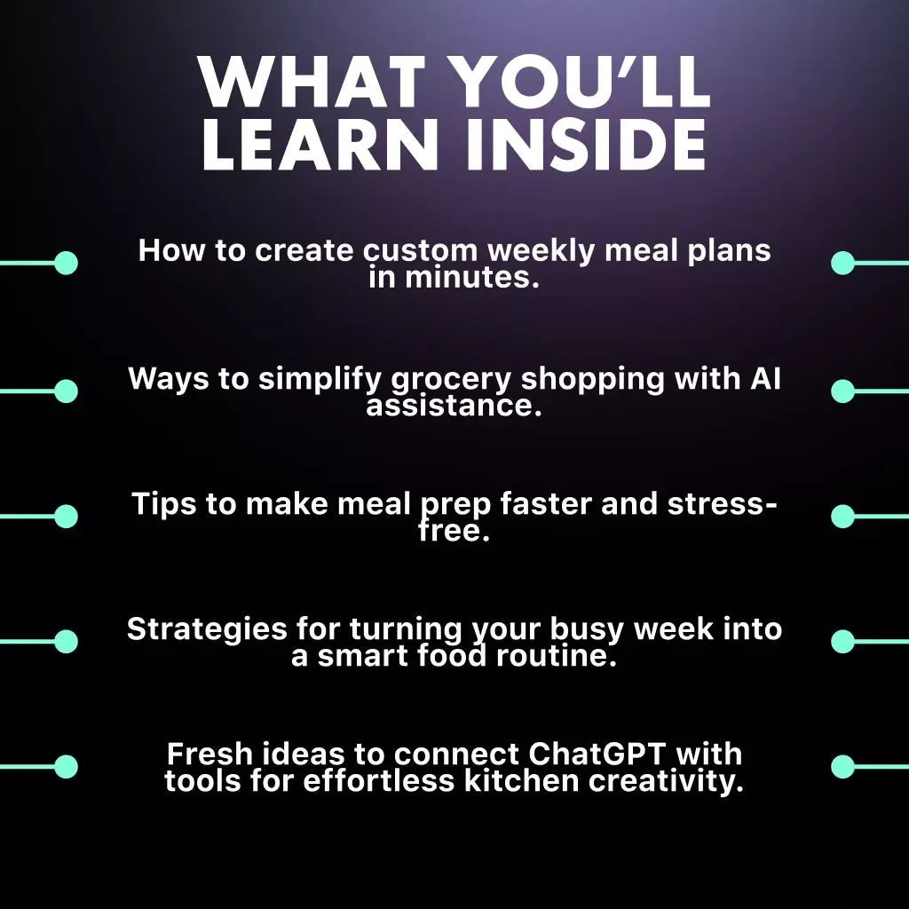 Smart Meals Made Simple with ChatGPT | How to Use ChatGPT for Meal Planning | Digital Guide for AI-Powered Meal Prep, Smart Grocery Lists & Personalized Nutrition