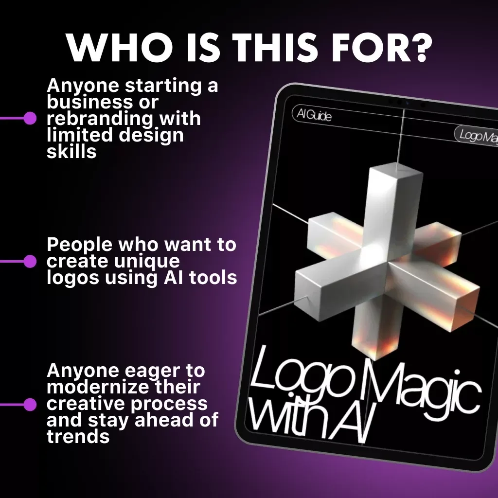 Logo Magic with AI | AI Logo Design Guide, Midjourney Prompts, ChatGPT Brand Creation eBook, Digital Download for Designers & Entrepreneurs