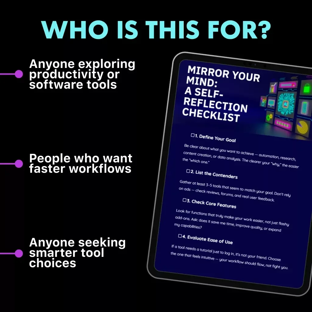 Smart Tool Comparison Checklist – How to Compare Different AI Tools for Automation, Research, Content Creation & Data Analysis