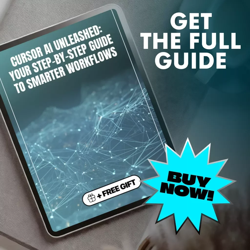 Cursor AI Unleashed: Your Step-by-Step Guide to Smarter Workflows | Learn How to Use Cursor AI for Writing, Coding & Productivity | Digital Download Guide for AI-Powered Efficiency