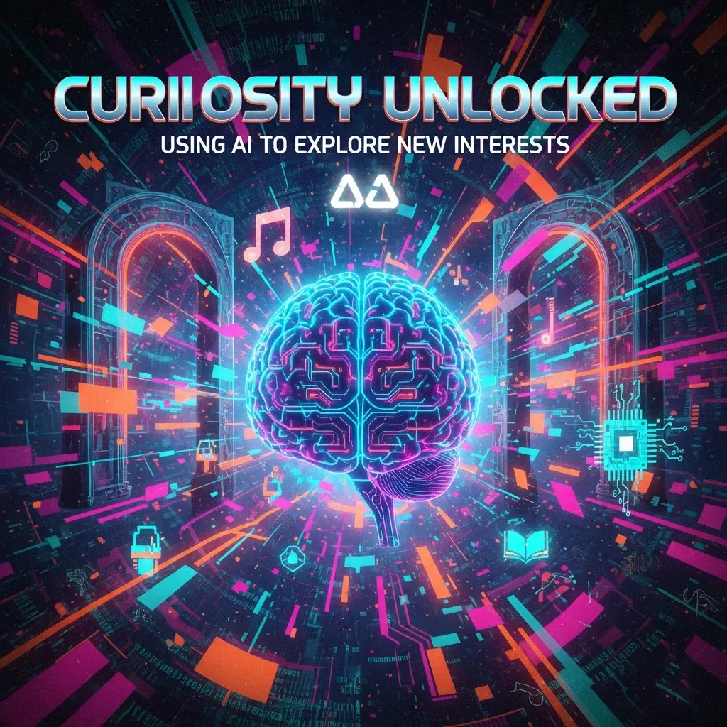 Curiosity Unlocked: Using AI to Explore New Interests | eBook for Beginners & Creators | Learn How to Use AI to Explore New Interests & Discover Your Next Passion