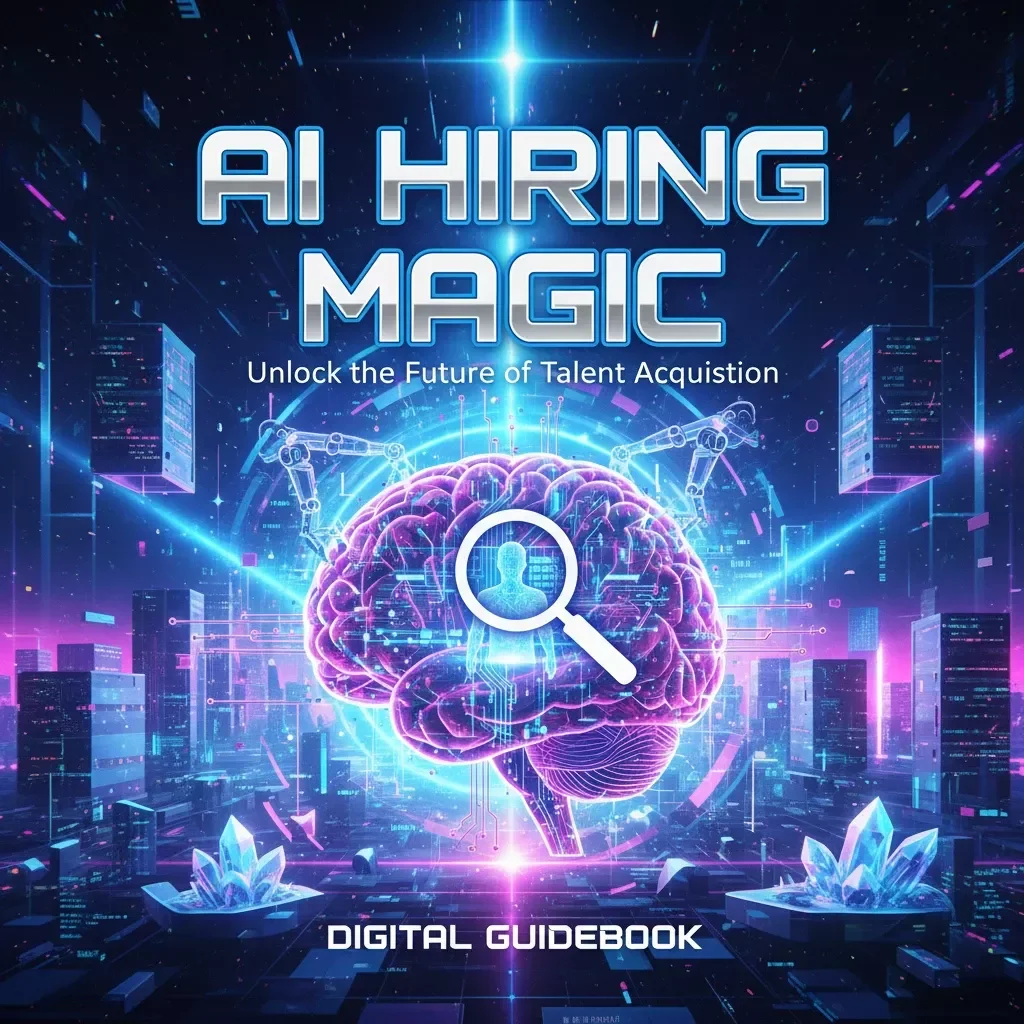 AI Hiring Magic | Ultimate Guide to Using Artificial Intelligence in Recruitment | Digital Download eBook for HR, Recruiters & Business Owners | Learn AI Tools, Prompts & Automation Tips