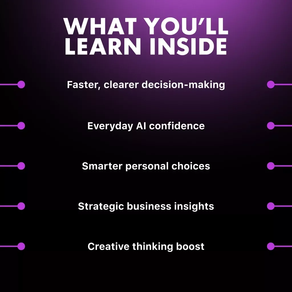 Smarter Choices with AI | Ultimate Guide to the Best Way to Use AI for Decision Making in Life, Work & Business | Digital Download eBook & Checklist