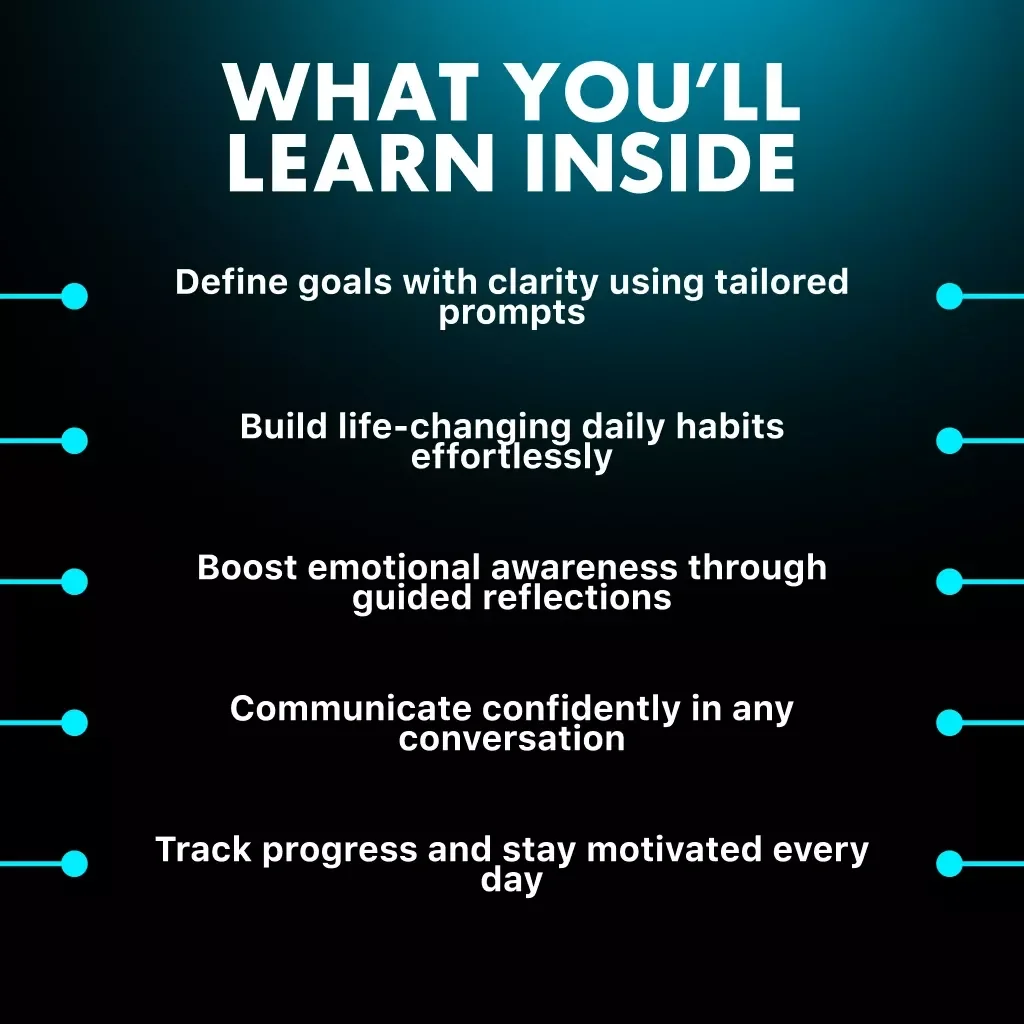 How ChatGPT Can Help You Grow Every Day | eBook for Personal Growth, Digital Self-Improvement Guide, and Daily AI Coaching on How to Use ChatGPT for Self Improvement