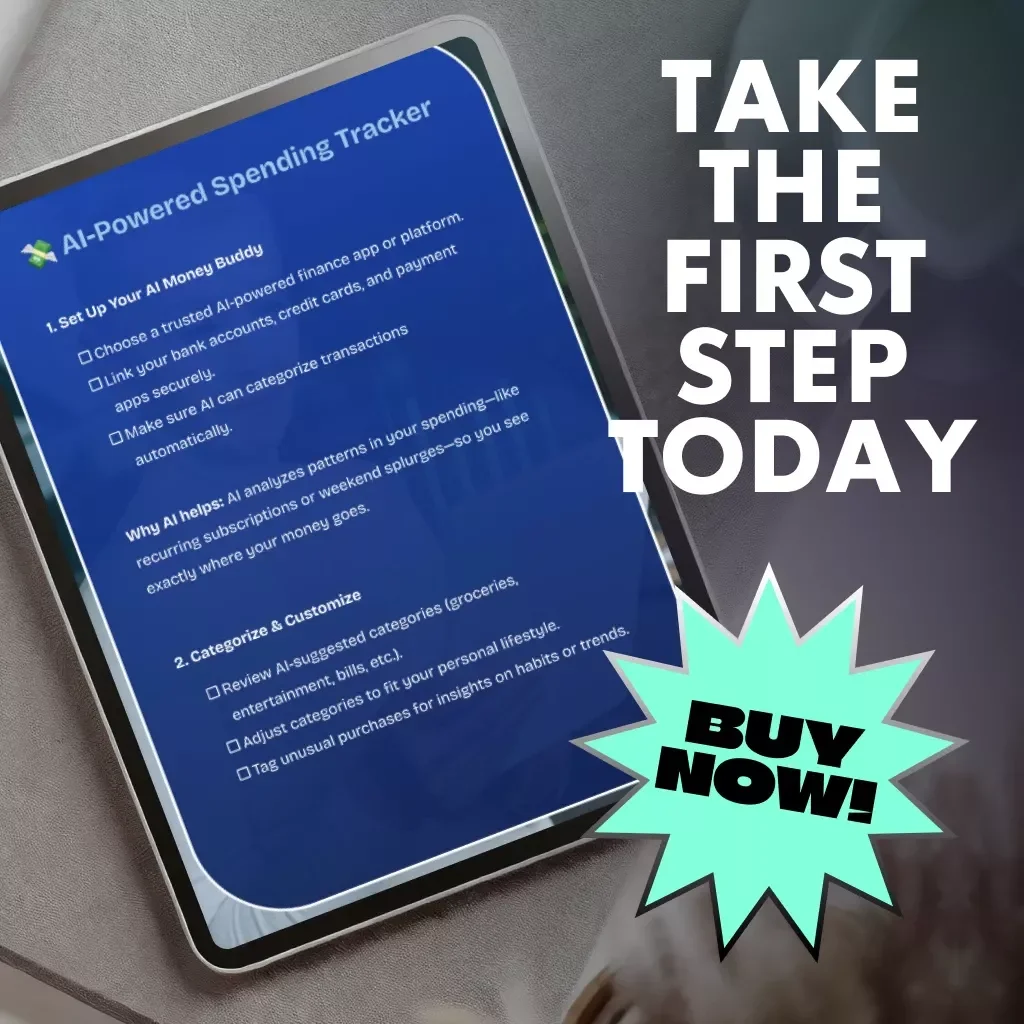 AI-Powered Spending Tracker | Smart Budgeting eBook | Digital Download Finance Guide | Personal Money Management | AI Budget Planner PDF