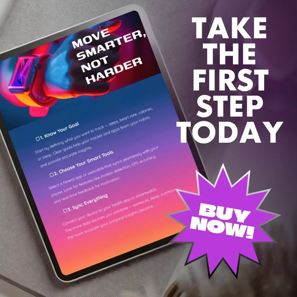 Move Smarter, Not Harder | AI Fitness Tracking Checklist | How to Use AI to Track Physical Activity | Digital Download for Smarter Wellness Goals