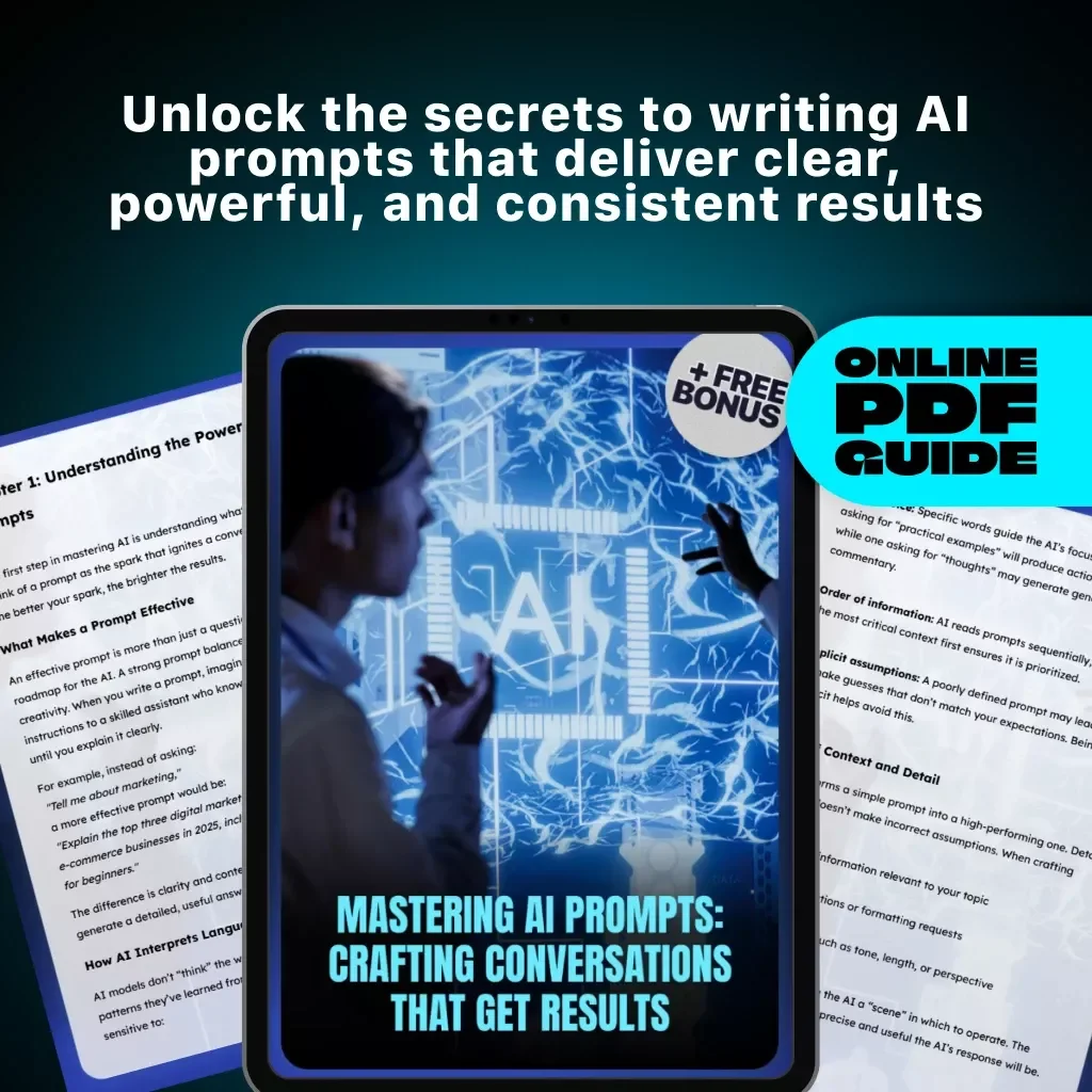 Mastering AI Prompts: Crafting Conversations That Get Results | How to Write an Advanced AI Prompt Guide for ChatGPT, Copywriting, and AI Creativity