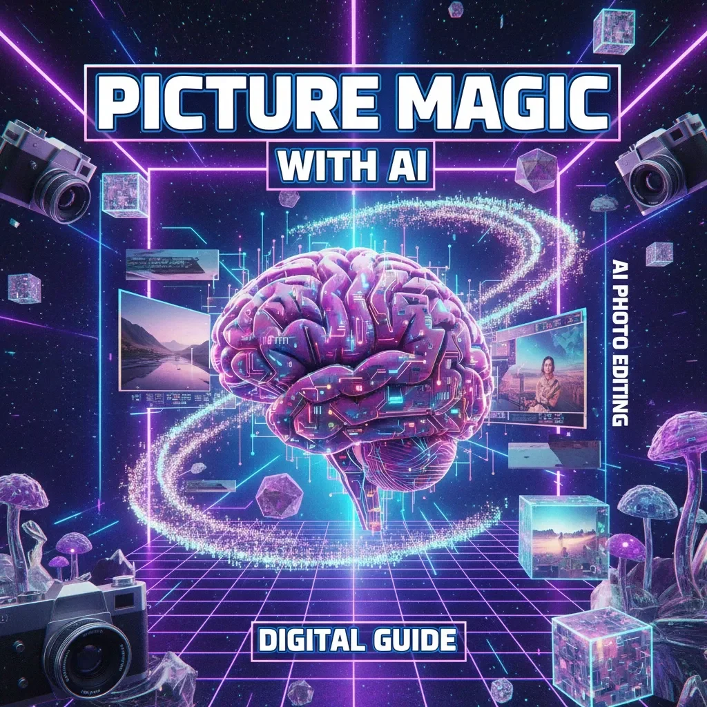 Picture Magic with AI | Ultimate Guide on How to Use AI to Edit Photos for Stunning Results | Digital Download eBook for Creators, Photographers & Designers